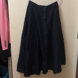 Uniqlo button midi skirt - brand new